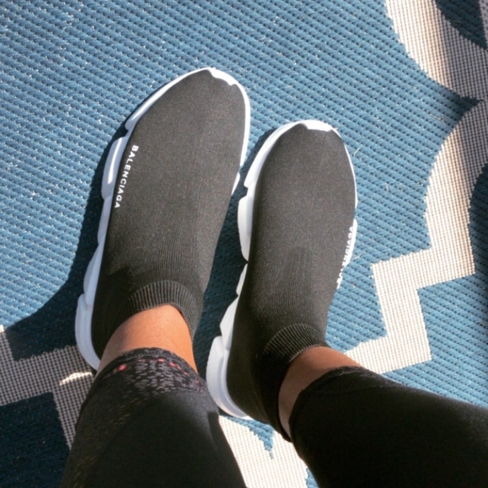 Balenciaga high knit top sneaker